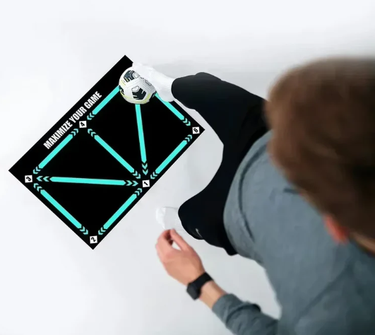 CZR Sports — Tapis Entraînement Football · Maîtrisez la Précision · Technique · Dribbles