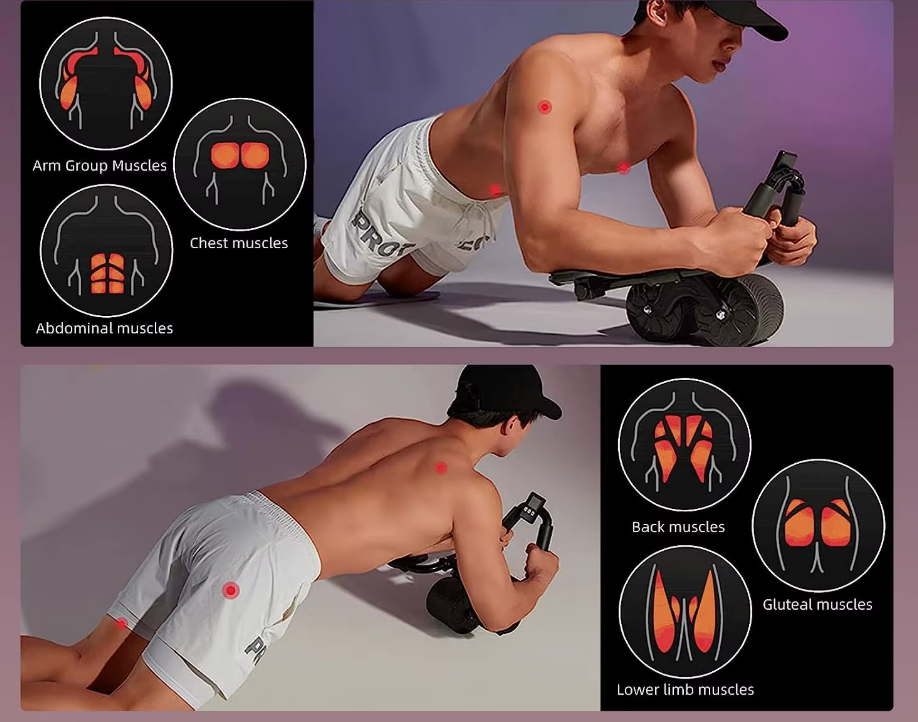 CZR Sports — Machine Abdominaux avec Support Coudes · Sculptage · Confort · Fitness